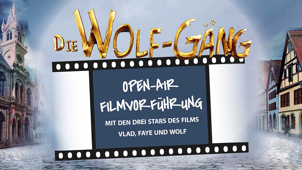 Wolf-Gäng Open Air Filmvorführung in der Villa Raab in Alsfeld